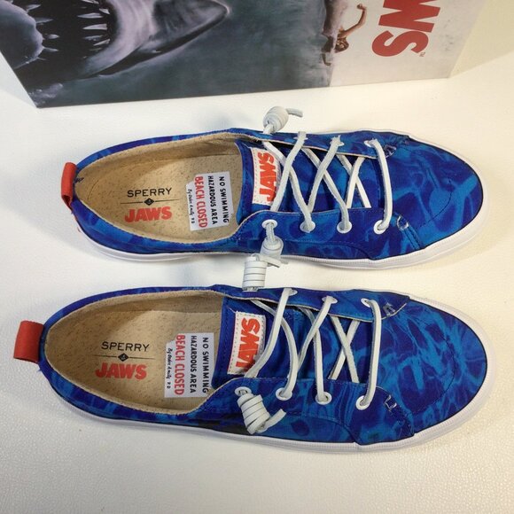 NEW Sperry Shoes Jaws Shark Blue Crest Vibe Women Size 9 - Picture 3 of 9